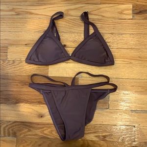 Brown Bikini Set